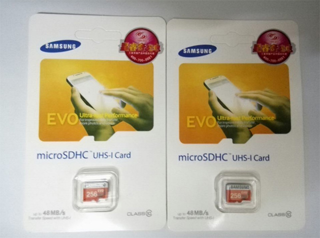 Поддельная microSD-карта от Samsung на 256 ГБ