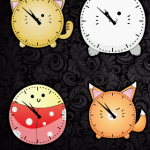 Cute Fox Clock (и схожие часы)