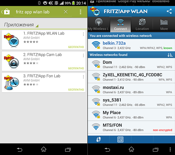 Fritz!App WLAN Lab - умный Wi-Fi