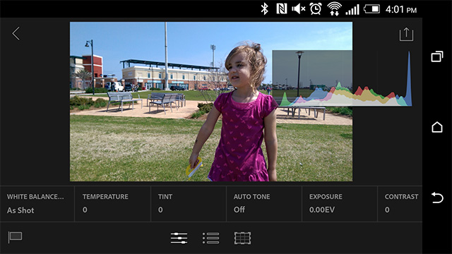 Lightroom Mobile на Android – первый взгляд