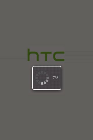 Первый старт HTC Hero с Android 2.1